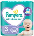 Подгузники Pampers Active baby-dry 6-10кг 44шт