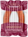 АТЯШЕВО Мясной продукт. Колбасное изделие полукопченое. Колбаса категории В «Краинская» 400г