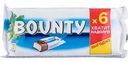 Батончик шоколадный Bounty, 6×27,5 г