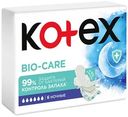 Прокладки гигиенические Kotex Bio-Care ночные, 6шт