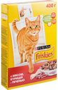 Корм для кошек Friskies с мясом, курицей и печенью, 400 г