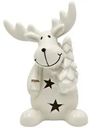 Фигурка Seasons Лось новогодняя декоративная 7.5x6.5x13см 1шт.