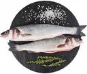 Сибас охлаждённый очищенный, потрошёный с головой (1 штука ~ 270 г), 1 кг