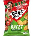 Сухарики багет ХрусTeam Томат и зелень, 60г