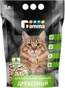 Наполнитель для кошачьих туалетов древесный впитывающий Gamma, 5 л