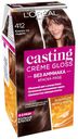 Краска-уход для волос L'Oreal Paris Casting Creme Gloss Какао со льдом тон 412, 180 мл