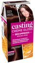 Краска для волос L'Oreal Paris Casting Creme Gloss черный шоколад тон 323, 180 мл