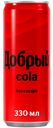 Газированный напиток Добрый Cola без сахара 330 мл