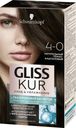 Краска для волос Уход и увлажнение, тёмно-каштановый оттенок, Gliss Kur, 1 шт.