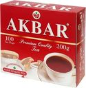 Чай Акбар красно-белая серия 100пак с/я