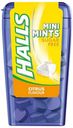Леденцы Halls Mini Mints цитрусовый пунш без сахара, 12 г