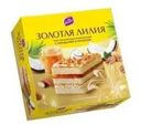 Торт Золотая лилия Карамельный с миндалем и кокосом 310г