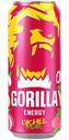 Энергетический напиток Gorilla Личи-груша, 0,45л