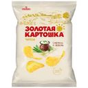 Чипсы Золотая картошка из натурального картофеля со вкусом сметаны и зелени 85г