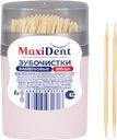 Зубочистки бамбуковые «MaxiDent», 200 шт.