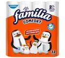 Туалетная бумага "Comfort", Familia, 2 слоя, 32 рулона