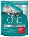 Сухой корм Purina One полнорационный для взрослых кошек с высоким содержанием говядины 750 г