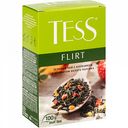 Чай зелёный Tess Flirt с клубникой и ароматом белого персика, 100 г