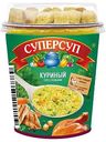 Суп куриный Суперсуп с курицей и гренками, 45 г