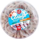 Сельдь Морское царство с маринованным луком филе-кусочки в масле 160г