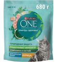 Сухой корм для кошек Purina One Природа здоровья с курицей для кошек, 680г