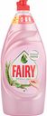 Средство для мытья посуды Fairy Нежные руки Аромат Розового Жасмина и Алоэ Вера, 900 мл