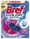 Туалетный блок подвесной Bref Premium Color Цветочная свежесть 50 г