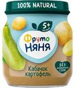 Пюре овощное ФрутоНяня кабачок и картофель, с 5 месяцев, 110 г