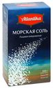 Соль морская Atlantika мелкая, йодированная, 500 г