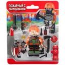 Игрушка Yiwu Unionline Пожарный с оборудованием в ассортименте 1шт.