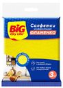 Салфетки BIG City Фламенко вискозные 3шт