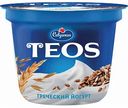 Йогурт греческий Teos Злаки-клетчатка льна 2%, 250 г