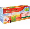 Чайный напиток фруктово-травяной Milford Energy Guarana-Karkade, 20×2 г