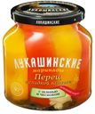 Перец Лукашинские Сладкий в заливке с зеленью и чесноком 340 г
