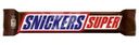 Батончик Snickers Super шоколадный с карамелью, арахисом и нугой 80г