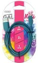 Кабель для зарядки и синхронизации Gal USB A - Apple 8 pin CU-5344, 1 м