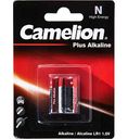 Батарейки алкалиноваые Camelion Plus LR1, 2шт.