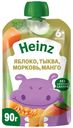 Пюре Heinz яблоко-тыква-морковь-манго с 6 месяцев 90 г