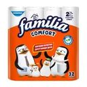 Туалетная бумага "Comfort", Familia, 2 слоя, 32 рулона