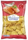 Чипсы МОСКОВСКИЙ КАРТОФЕЛЬ рифленые Атлантический лосось, 150г