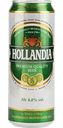 Пиво Hollandia светлое фильтрованное 4,8 % алк., Россия, 450 мл