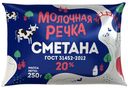 Сметана Молочная Речка 20% БЗМЖ 250 г