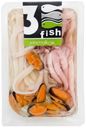 Пресервы 3Fish Коктейль из морепродуктов в масле, 120г