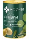 Оливки зелёные без косточки Маркет Перекрёсток, 400г