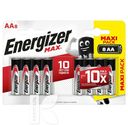 Элемент питания ENERGIZER MAX+Power Seal E91/AA/LR6  8шт