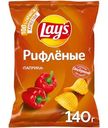 Чипсы картофельные Lay's рифлёные со вкусом паприка, 140г
