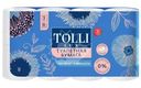 Туалетная бумага Tolli Lux белая 3 слоя 8шт.