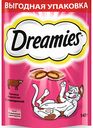 Лакомство для кошек Подушечки Dreamies с говядиной, 140 г