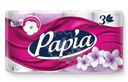 Туалетная бумага Papia Балийский цветок 3 слоя, 8шт