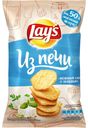 Картофельные чипсы Lay's из печи сливочный сыр с зеленью 85 г